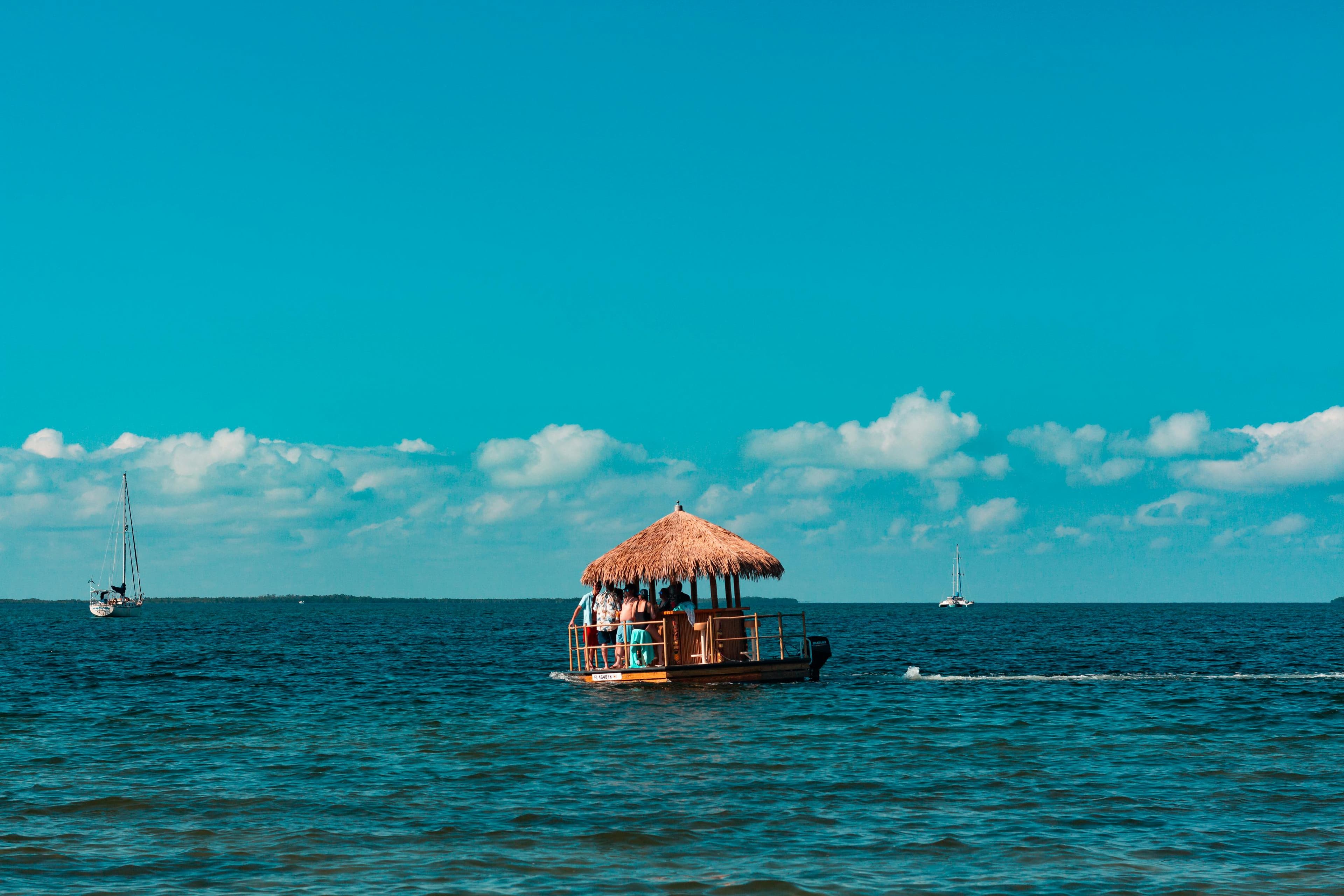 Tiki boat cruise experience